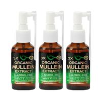 3x Concentrated Mullein Lung Cleanse Spray, Mullein Lung Cleanse Spray, Organic Mullein Extract For Lungs Women Men (3PCS)