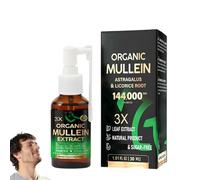 3x Concentrated Mullein Lung Cleanse Spray, Mullein Lung CleanseSpray, 3x Organic MulleinExtract for Lungs, Natural Respiratory Cleanse & Breathe Spray (1PC)