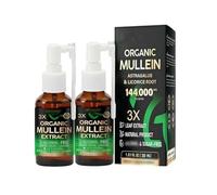 3X Concentrated Mullein Lung Cleanse Spray,Natural Extract,Herbal Lungs Cleaning Spray,Cleanse and Respiratory Support (2)
