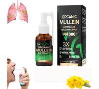 3X Concentrated Mullein Lung Cleanse Spray,Natural Respiratory Cleanse & Breathe Spray,Mullein Sprays for Lungs,Herbal Lungs Cleansing Sprays,Herbal Cleansing and Respiratory Support (1)