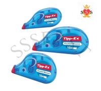 3x Correction Tape Roller Pocket Mouse 4.2 mm x 10 m White-EACH