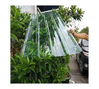 3x Corrugated Clear Roof Sheets2.0mm Durable Daylighting Panels for Outdoor Glazing Ideal Replacement Shed Roof Panels (90x90cm / 35x35in)