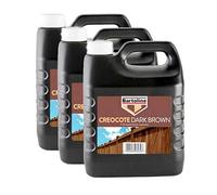 3X Creocote Creosote Substitute Dark Brown Timber Wood Fence Treatment 4Ltr