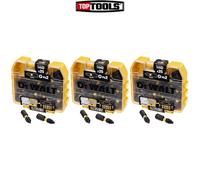 3x DeWalt DT70555T Extreme FLEXTORQ 25pc Set PH2 25mm in Small Bulk Storage Case