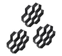 3X DIY Patio Walk Maker Stepping Stone Concrete Paver Mold Reusable Path Maker Mold Garden Paving Stone Molds 30 x 30cm