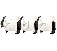 3X DK-11202 62 x 100 mm Compatible Shipping Labels Rolls (300 Labels per Roll) for P-Touch QL-1110NWB QL-1100 QL-1060N QL-500 QL-500BW QL-570 QL-580 QL-700 QL-710W QL-800 QL-810W QL-820NWB