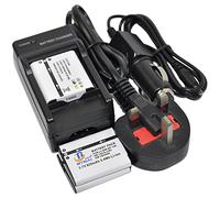 3x DLl192 Battery + Charger AC/DC Wall/Car Single for D-L192 D-Li92 WG-10 WG10 Digital Camera
