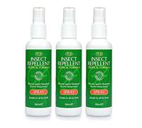 3x Dr J's Insect Mosquito REPELLENT SPRAY Tropical Formula 100ml Travel