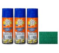 3X Dr Magic Oven and Grill Cleaner Spray (3X 390 ml)- Effortlessly and Effectively Remove All Stubborn Food Residues and Grease from Oven and Grill