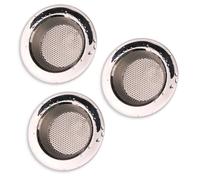 3x Drain Sieve Stainless Steel Fine Kitchen, Shower Sink Strainer Spülbeckensieb