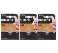 Duracell 1632Â Lithium 3Â V Non-rechargeable BatteryÂ â€“Â Batteries (Lithium, Button/coin, 3Â V, 1Â pc (S), CR1632, 137Â mAh)