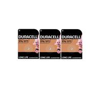 3X Duracell 376/377 SR626 SR626SW with Silver Oxide (3 Blister Packs of 1 Battery) 3 Batteries