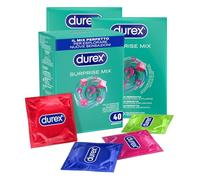 3x Durex Surprise Mix Mixed Condoms Pleasure Max Contact Comfort Defensor Arouse Me Stimulants Lubricated and with Silicone Base - 3 Packs of 40 Profilactics