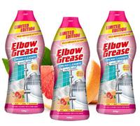 3X Elbow Grease Cream Cleaner Pink Blush Mild Abrasive All Purpose Cleaner 540G
