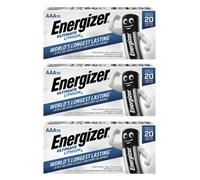 3X Energizer Aaa Ultimate Lithium 10X Batteries (30X Batteries In Total)