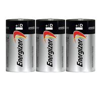 3x Energizer Max D Mono Batteries 1.5V Alkaline LR20 MN1300