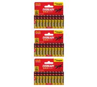3X Eveready Gold Aaa Alkaline Batteries, Pack Of 20 (60X Batteries In Total)