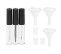 3x Eyelash Growth Mascara Tube Eyeliner Lip Gloss Vials Funnels 4ml 3 pcs 4ml