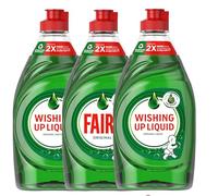 3x Fairy Original Washing Up Liquid 320ml - Dishwashing Liquid Green | Powerful Dishwashing Liquid, Tough on Grease Gentle on Hands
