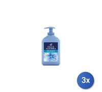 3X Felce Azzurra Moisturizing Liquid Soap White Musk