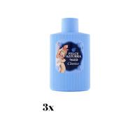 3x Felce Azzurra - Talc, Completely Natural Delicate Powder Classic Perfume 200G
