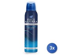 3x Fern Azzurra Deodorant Spray 150 Ml. Cool Blue Men