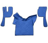 3x ✅Fits F-CORE F-CORE FL02 BLUE Floor mats ECO-leather quilted (3 p ⭐UK Seller⭐