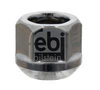 febi bilstein 46688 Wheel Nut for steel and light alloy wheel rim, pack of one, White