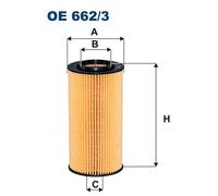 FILTRON OE 662/3 Oil filter