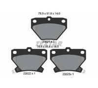 3x ✅Fits TEXTAR 2352101 Brake Pad Set, disc brake 2352101 Brake pads ⭐UK Seller⭐