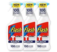 3x Flash Spray With Bleach Multi-Purpose Cleaner - 800ml | Powerful Degreaser & Stain Remover | Eucalyptus Scent | Streak-Free Shine for Hard Surfaces