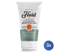 3x Floid Shaving Foam Gel 150 Ml Vetyver Splash