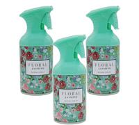3x Floral Fragranced Room Spray - 3 Scents to Choose From - 250ml (Jasmine)