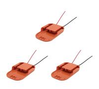 3X for Adapter for 18V Li-Ion Battery Dock Power Connector Rigid 12 Gauge Robotics