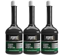 3x Forte Advanced Formula Motor Flush 400ml Engine Flush Cleans and Protects Engine Removes Sludge and Deposits