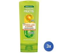 3x Fructis Conditioner 200 Ml. Hydra Liss