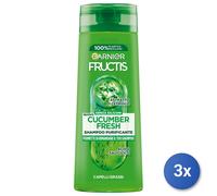 3X Fructis Shampoo 250 ML. Cucumber Fresh