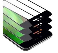 (TRANSPARENT mit SCHWARZ, Apple iPhone 8 PLUS / 7 PLUS / 7S PLUS) Cadorabo 3x Tempered Glass compatible with Apple iPhone 8 PLUS / 7 PLUS / 7S PLUS - 3 Pack Screen Protection Bulletproof Display Saver