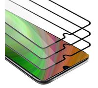(TRANSPARENT mit SCHWARZ, Huawei MATE 20) Cadorabo 3x Tempered Glass compatible with Huawei MATE 20 - 3 Pack Screen Protection Bulletproof Display Saver