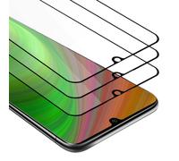 Cadorabo 3x Tempered Glass for Xiaomi RedMi Note 10 Protection Display Saver Screen Protection Protective Film
