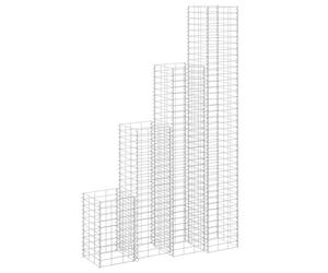 3x Gabion Raised Beds Garden Patio Gabion Basket Planter Multi Sizes vidaXL