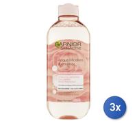 3x Garnier Micellar Water Illuminating Rose Water 400ml