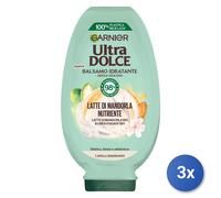 3X Garnier Ultradolce Conditioner 200 ML Almond Milk