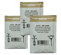 3X Gervin GV12 English Ale Yeast 11g for 5-23L 5 gallons Homebrew Beer Making