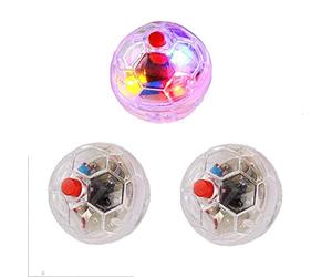 3x Ghost Hunting Touch Activated Flashing Balls Flash Cat Toy Paranormal