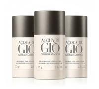 3x Giorgio Armani Acqua di Gio for Men Deodorant Stick 75g 2.6oz NEW Authentic