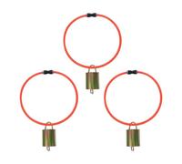 3x Goats Collars with Bell for Sheep Livestock Grazing Pasture Management Animal Husbandry Farm Supplies- M
