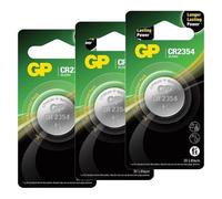 3x GP CR2354 3V Lithium Coin Cell/Button Batteries DL2354 BR2354 Replacement