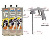 3X Granville Schutz Underbody Seal 1L & 1 Air operated underbody coating gun
