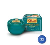 3X Green Organic Shaving Cream Bowls 150 Ml